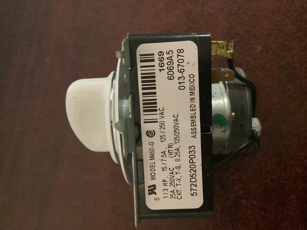 GE 572D520P033 WE4M334 Dryer Timer AZ172075 | CG771