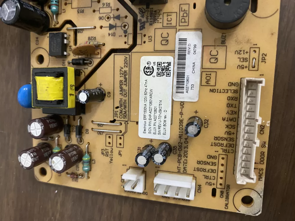 Frigidaire A02710601ARCW Refrigerator EHP Control Board AZ31594 | BK1673