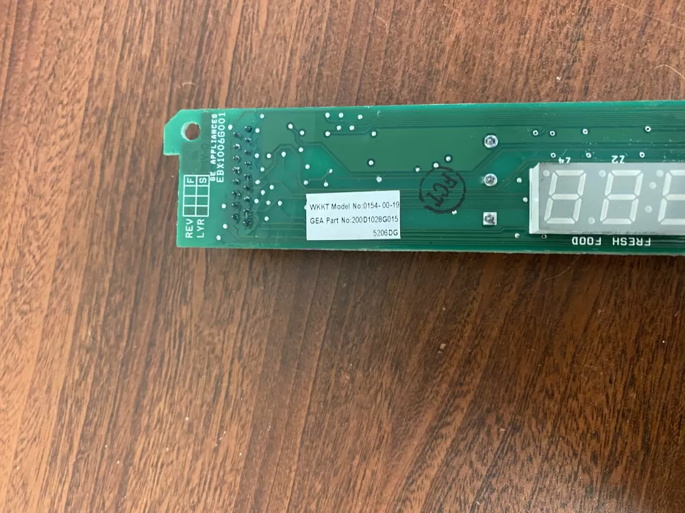 GE Refrigerator Display Control Board AZ37152 | BK56