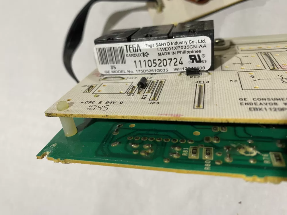 GE 175D5261G035 EBX1129P004 WH12X10508 Washer Control Board AZ173942 | BK734
