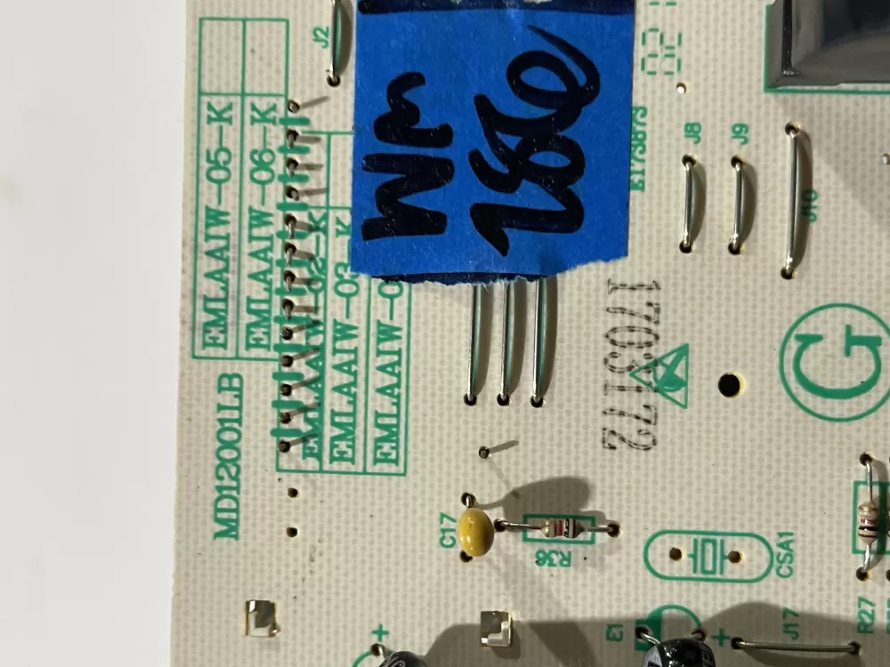 GE MD12001LB EMLAAGE-04-K 17170000008243 Microwave Control # AZ164687 | Wm286