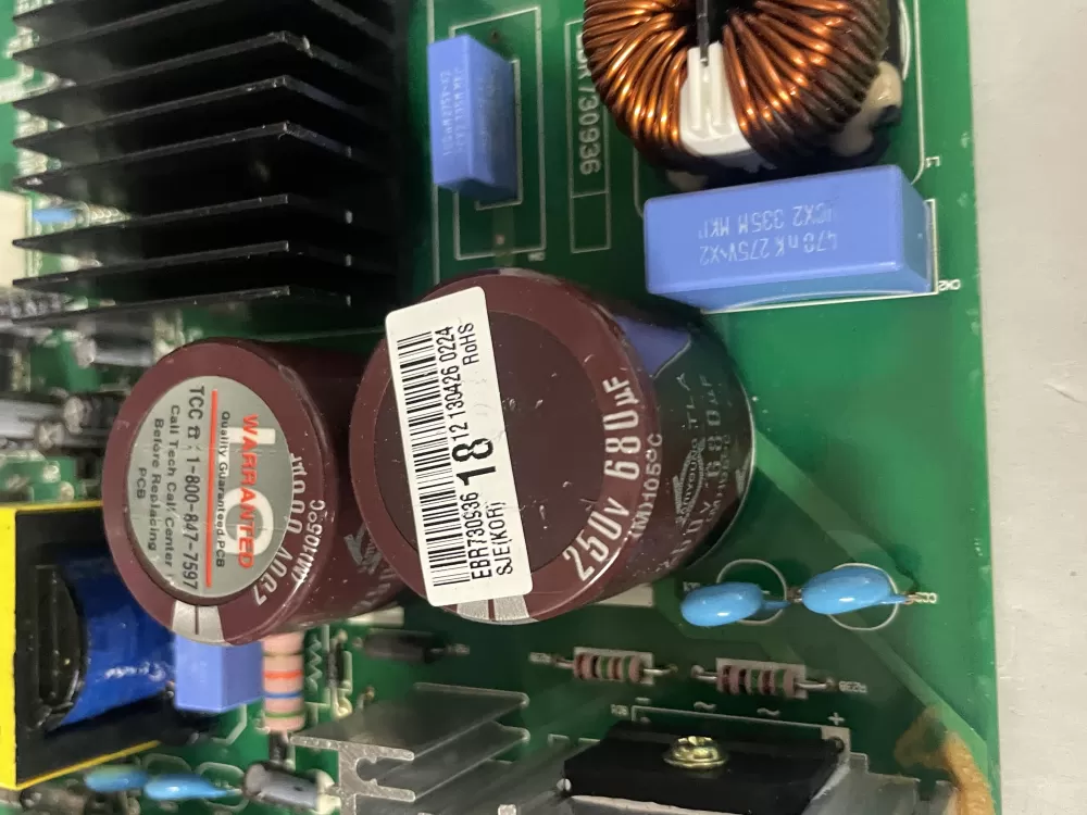LG EBR73093602 EBR73093607 Refrigerator Control Board AZ224336 | Wmv356