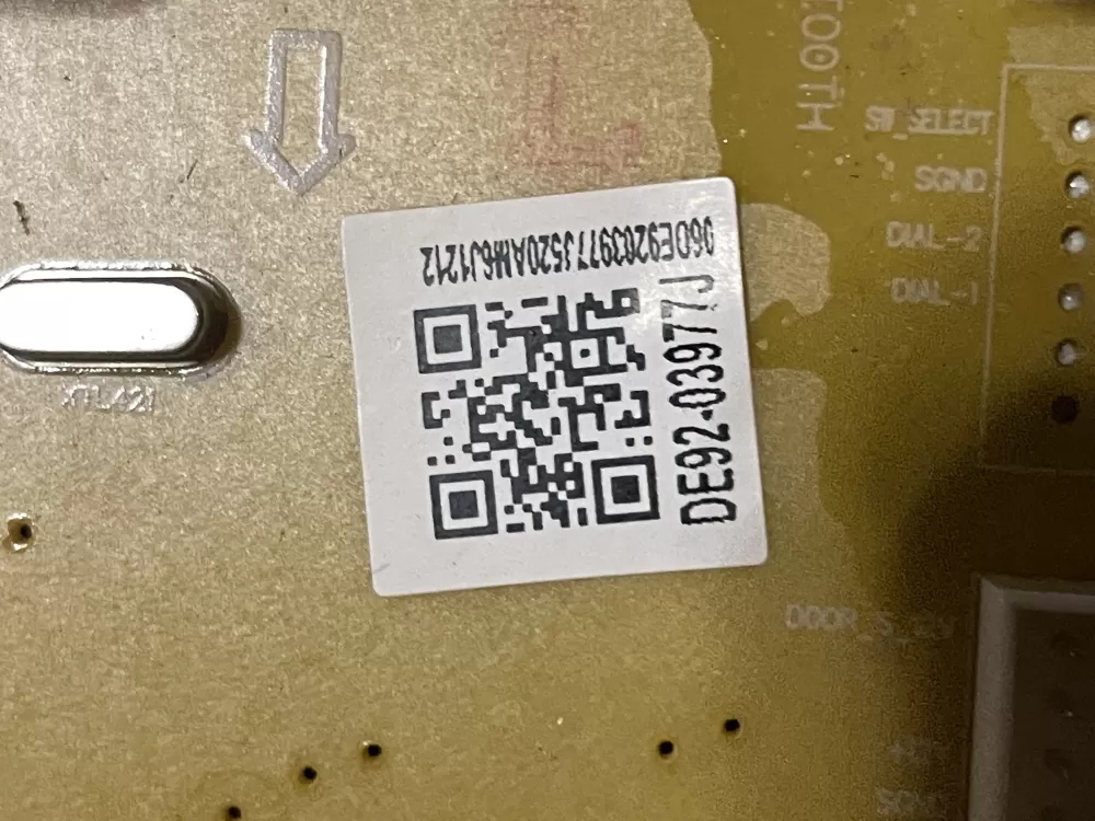 Samsung DE92-03977J Microwave Control Board AZ30063 | WN947