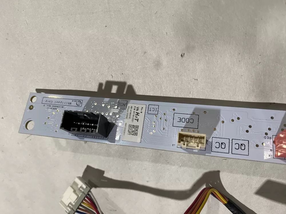 Whirlpool W11612331 Washer Touch Sensor Control Board AZ122706 | BK2245