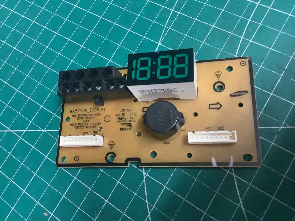 Samsung DC41 00257A Dryer Control Board AZ205162 | AR9