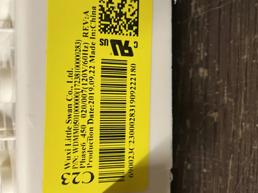 GE WH12X27293 17238100000283 Washer Control Board AZ47680 | Wmv258