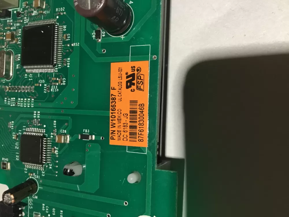 Maytag W10166387 W10166316 Dryer Control Board Display Used AZ160921 | BG221