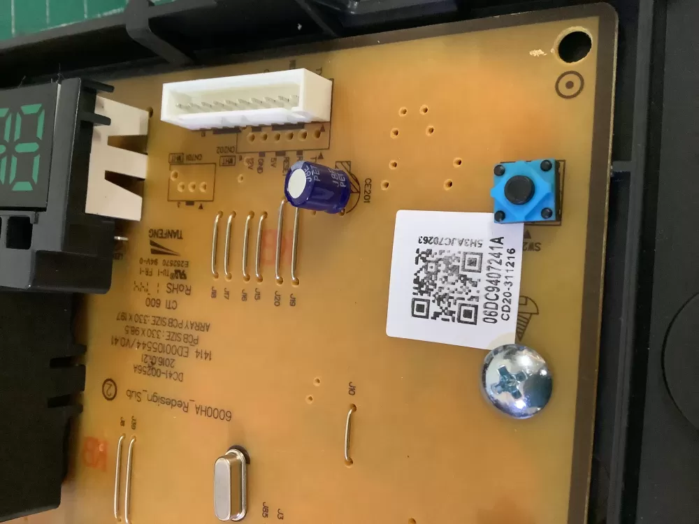 Samsung DC94 07241A Washer Control Board AZ199979 | NR2783