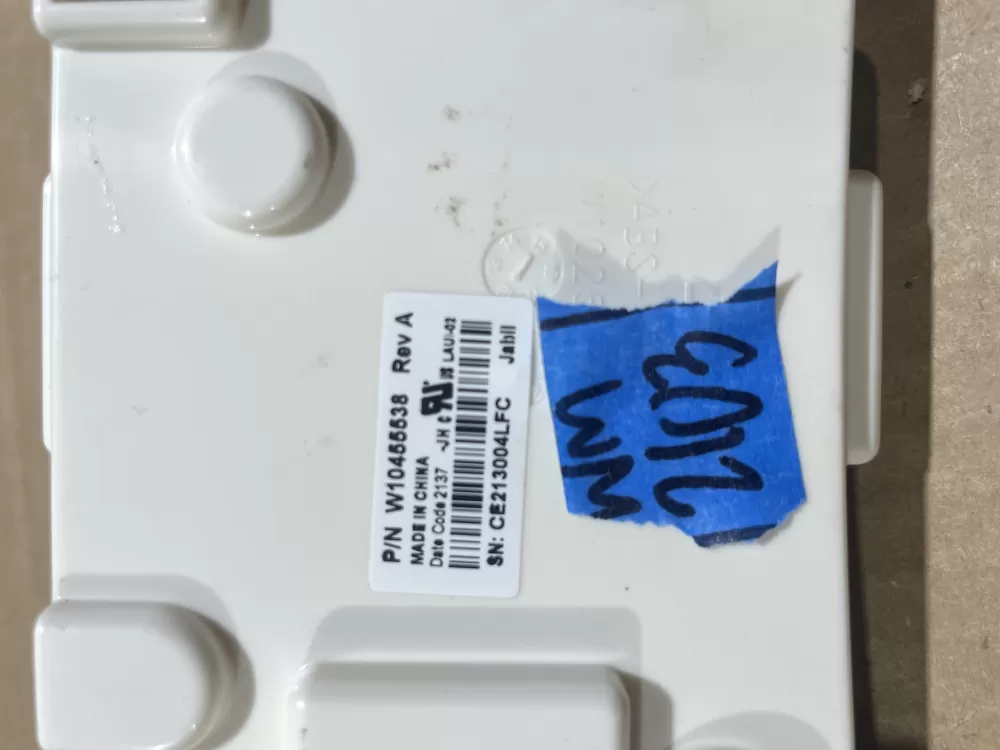 Whirlpool W10455538 Washer Control Board User Interface AZ77285 | Wm2103