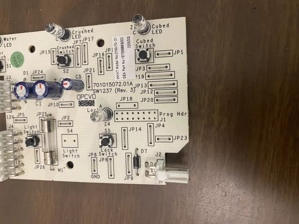 GE 197D5686G002 Refrigerator Control Board AZ92043 | BK714