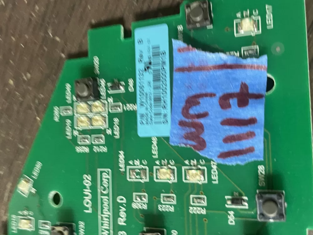 Whirlpool W10051132 W10051134 WPW10051132 Washer Control Board AZ43231 | Wm1117