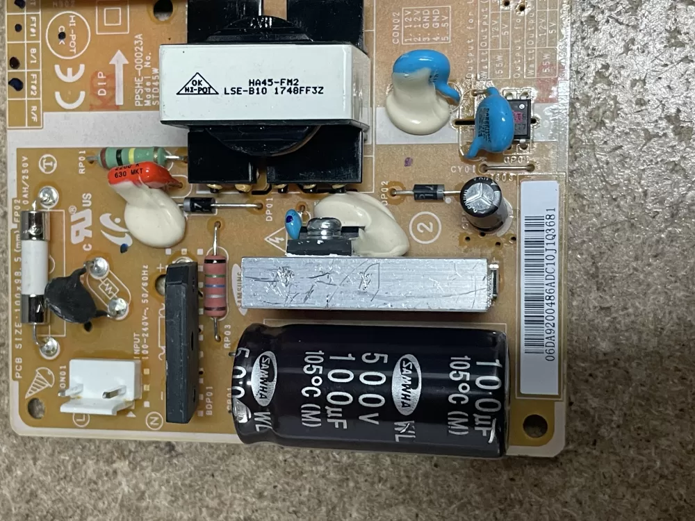 Samsung DA92 00486A Refrigerator Control Board AZ21295 | KM1534