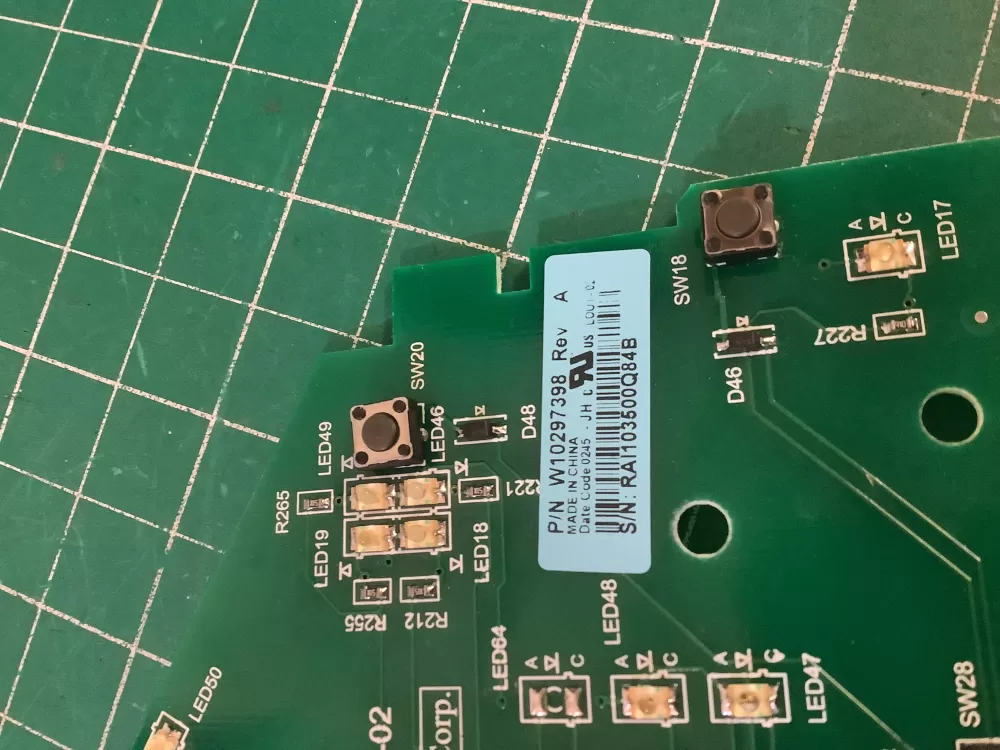 Whirlpool W10298622 W10297398 Washer Control Board AZ194803 | NR301