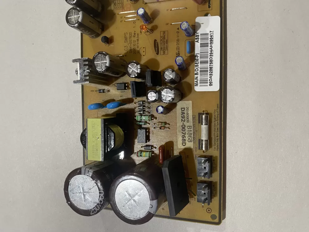 Samsung DA92 00768D Refrigerator Control Board Inverter AZ155559 | BK2538