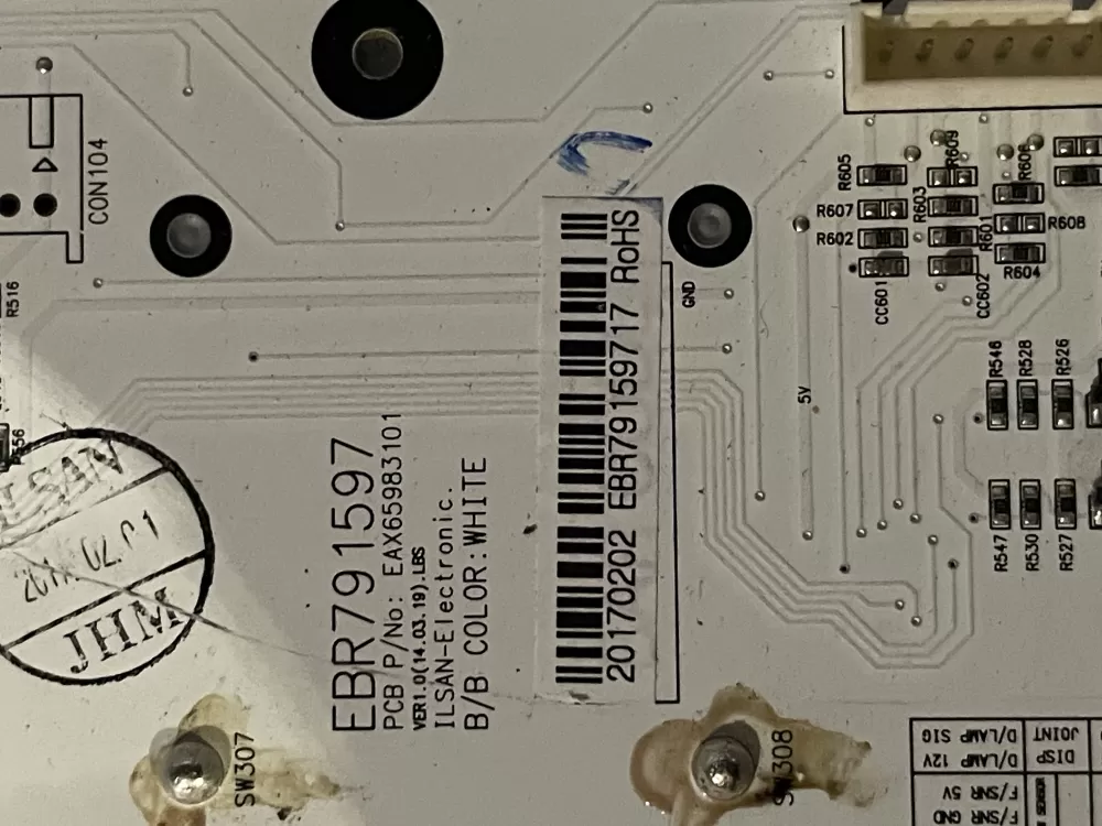 LG EBR79159717 Refrigerator Control Board Dispenser AZ34761 | Wm214