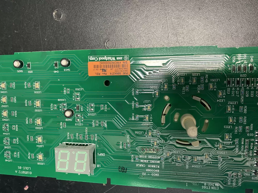 Kenmore WP8564374 AP6013322 8564374 Washer Control Board AZ12706 | BK782