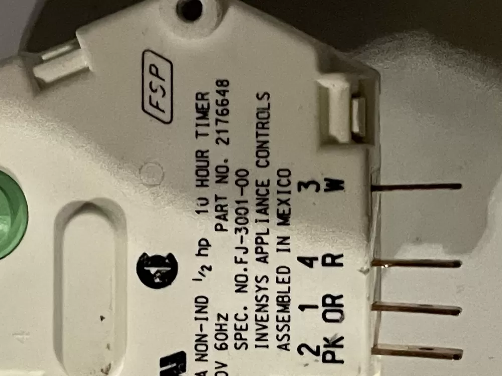 Whirlpool Kenmore W10822278 Refrigerator Defrost Timer AZ31171 | Wm232