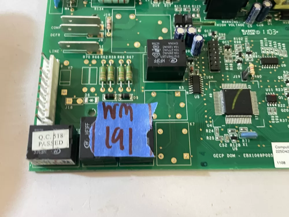 GE WR55X10968 225D4204G003 Refrigerator Main Control Board AZ109203 | Wm191