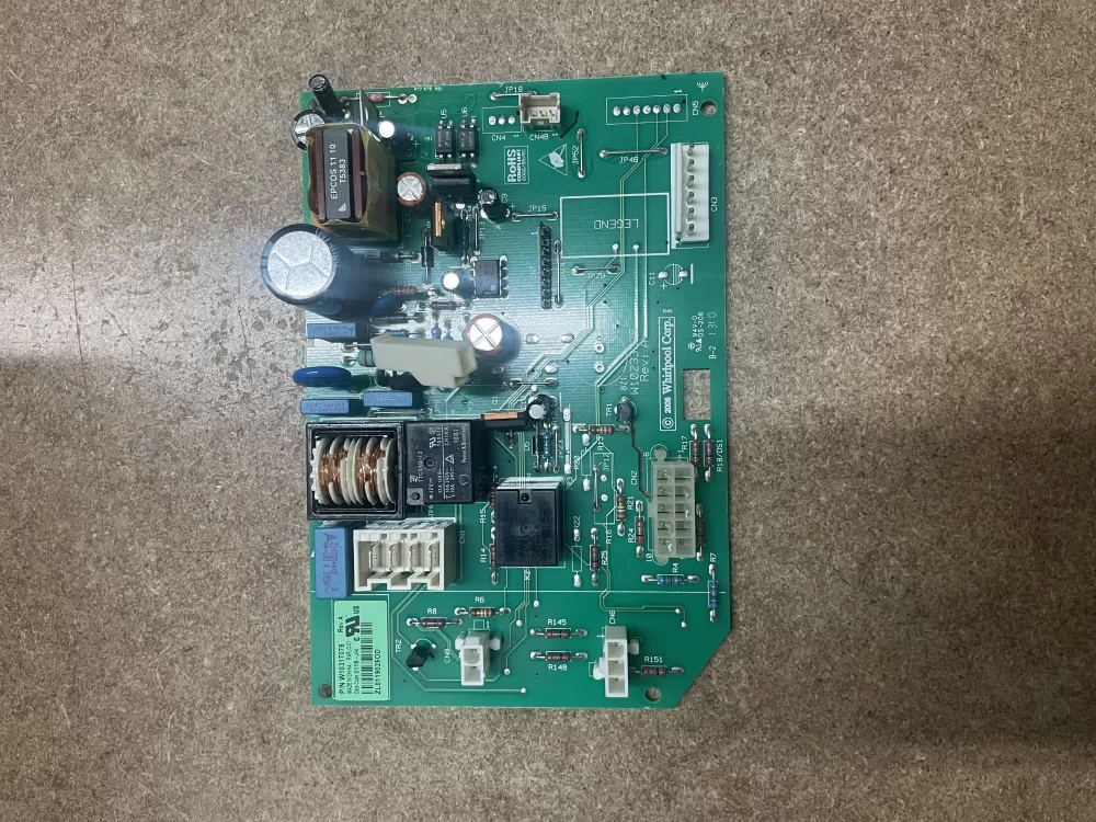 Whirlpool  KitchenAid  Kenmore  Jenn-Air AP6019378 W10205552 W10268635 W10317076 WPW10317076 PS11752684 Refrigerator Control Board