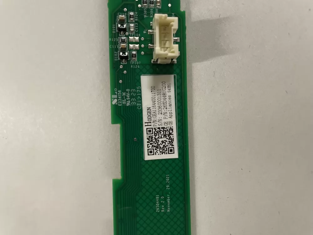GE 265D4481G200 GEA116440011700 Dishwasher Control Board AZ142925 | KMV397
