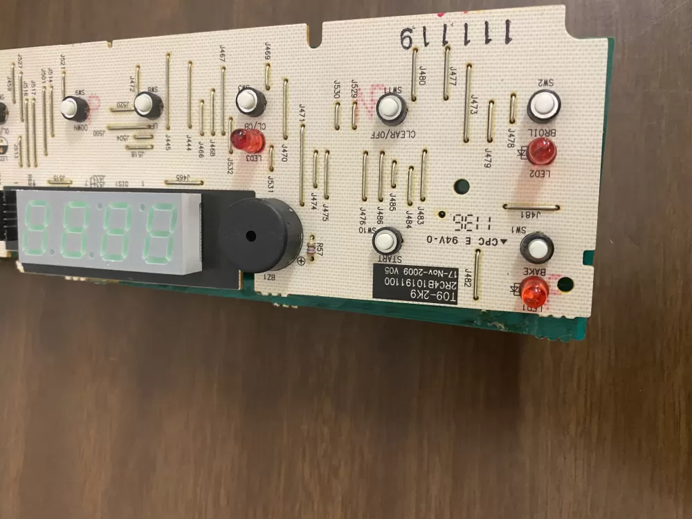GE 2RC4B10191100 T09 2K9 Range Oven Control Board AZ39926 | BK970