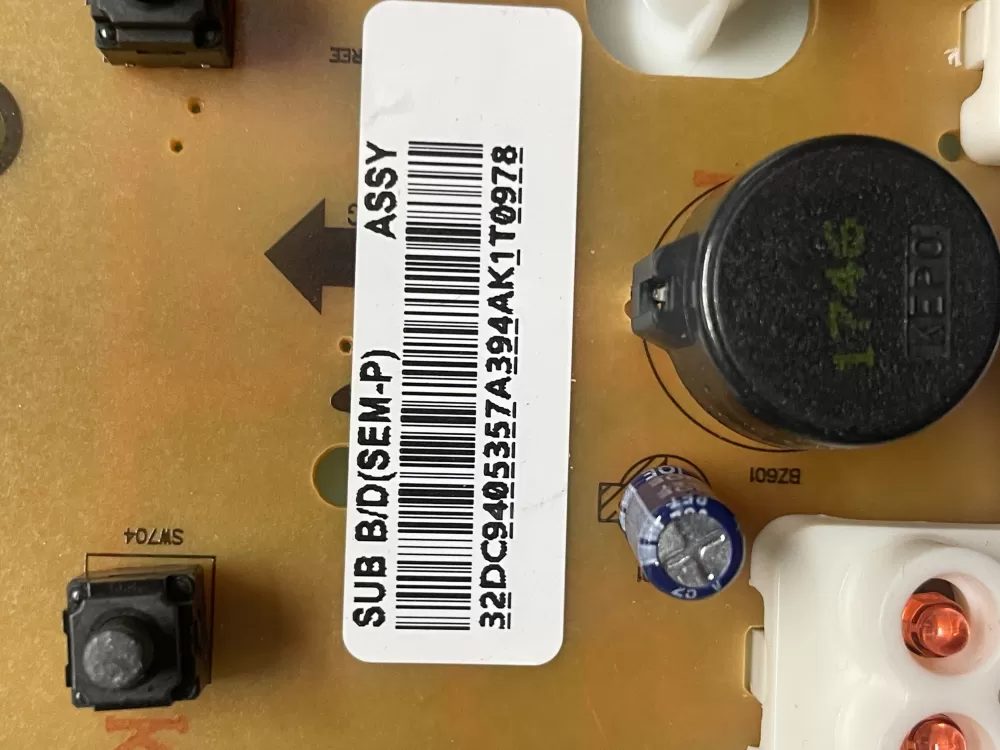 Samsung DC94 05357A Dryer Control Board AZ20718 | WMV175