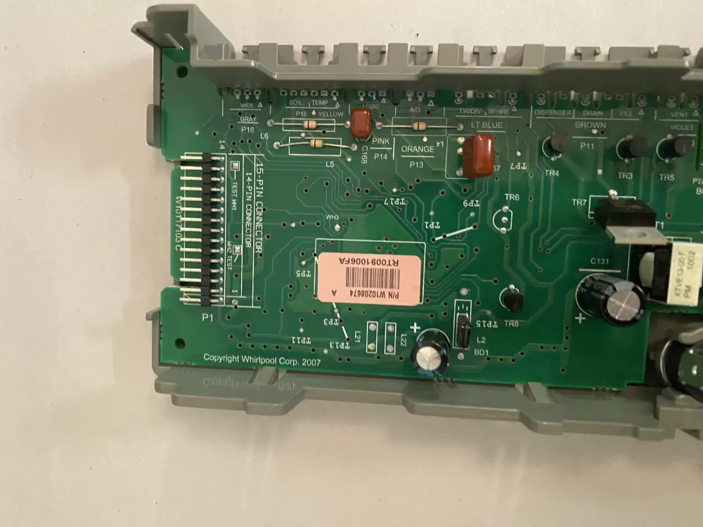 Whirlpool Maytag KitchenAid Kenmore Dishwasher Control Board AZ113668 | BK1134