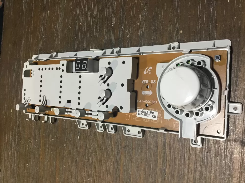 Maytag DC41-00026A BHCEY7A0055 06FMW3E2700 DC41-00025A Dryer UI Control Board