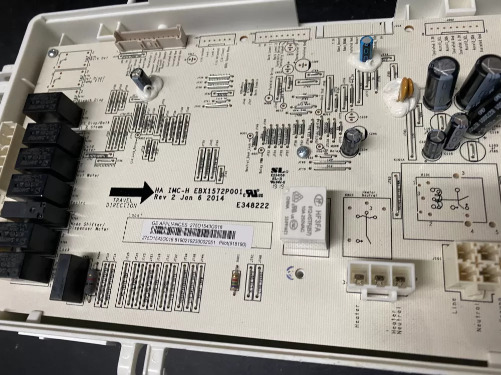 GE 275D1543G018 Washer Control Board AZ2855 | BKV236