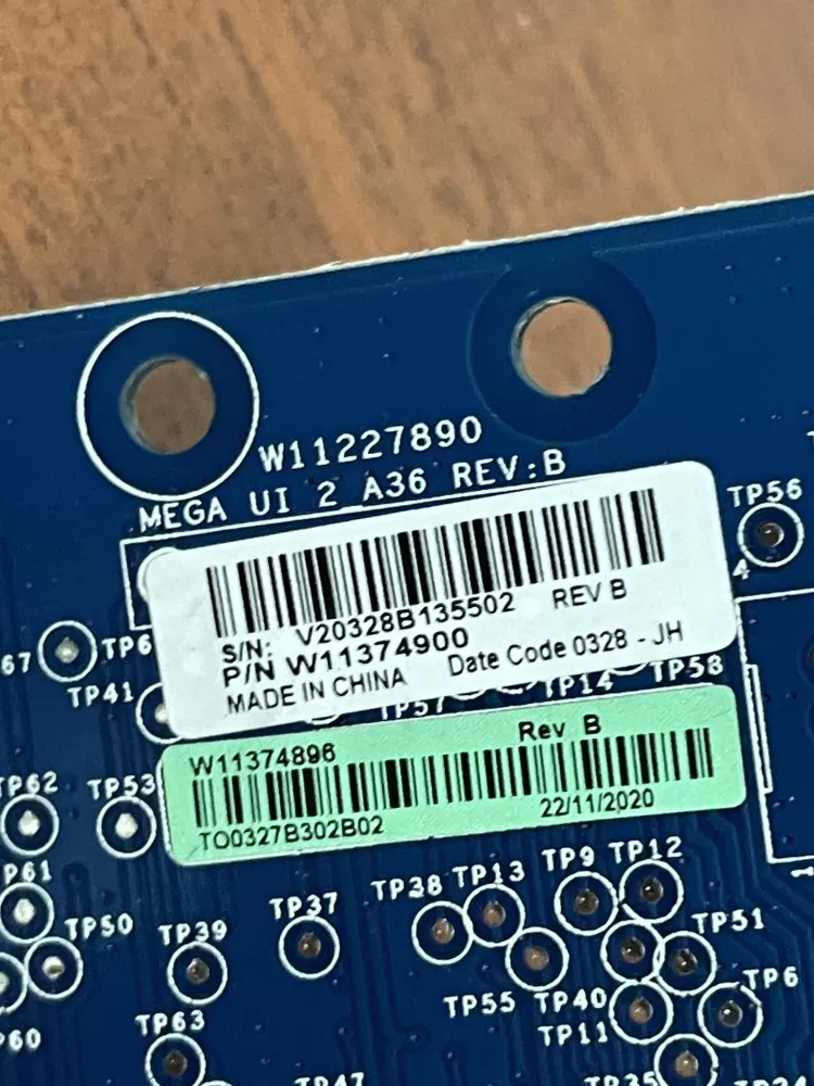 Whirlpool W11374896 W11374898 Washer Control Board AZ30351 | WM331