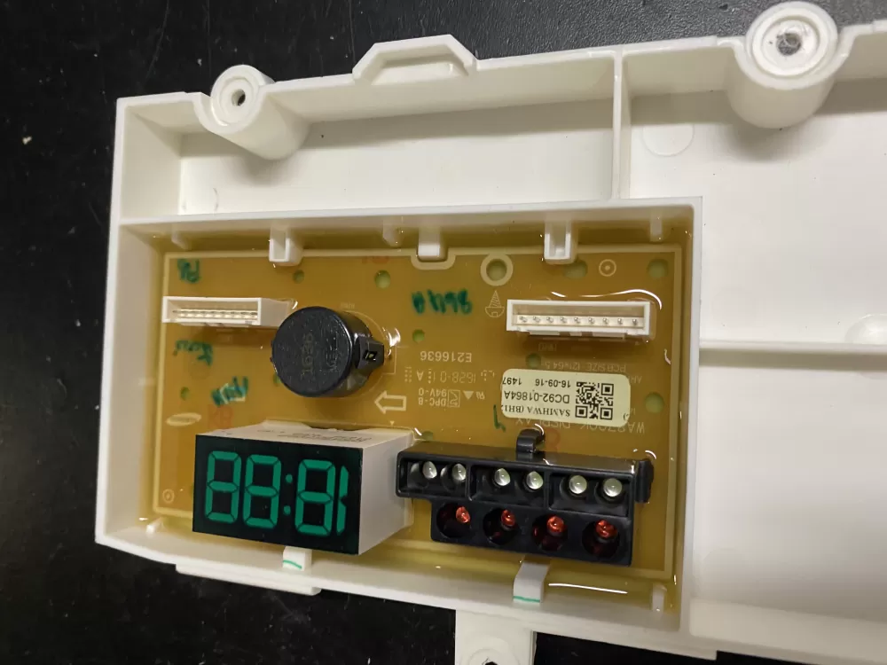 Samsung DC92 01864A Washer Control Board Display AZ20735 | BK687