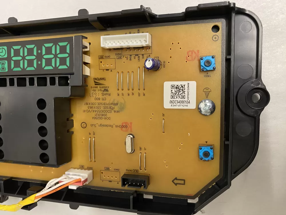 Samsung DC94 06610A Dc92 01802m Washer Control Board Panel AZ212162 | BK1220