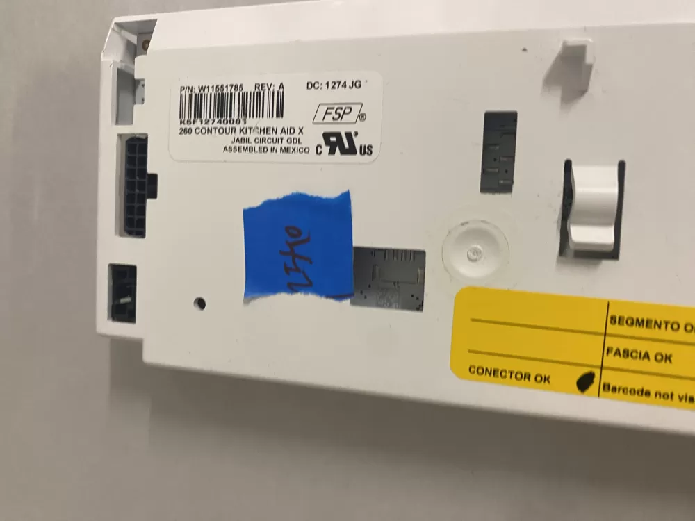 Whirlpool W11551785 W11636543 Refrigerator Control Board AZ209001 | BK2540