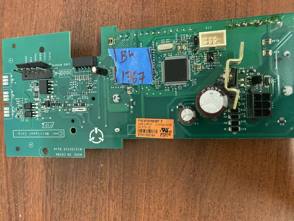Maytag W10166387 W10166316 Dryer Control Board Display Used AZ45154 | BK1767