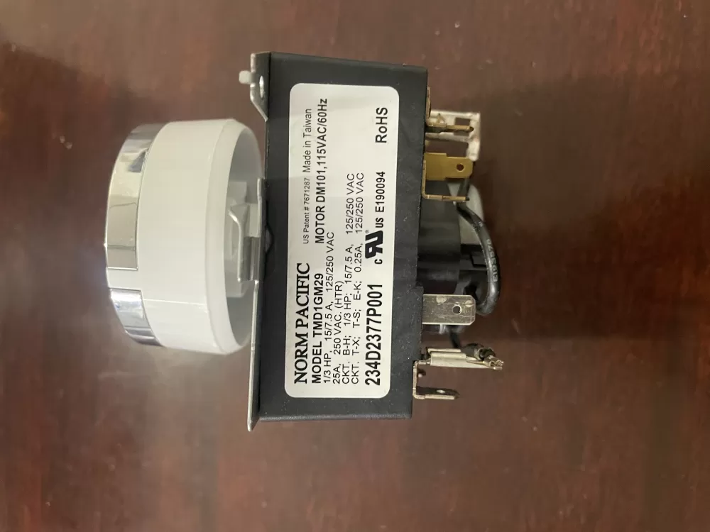 General Electric AP6027534 WE04X24551 PS11759041 234D2377P001 Dryer Timer