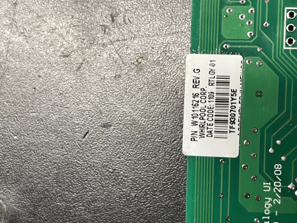 KitchenAid Jenn Air W10116216 Refrigerator Control Board AZ36783 | Wm390