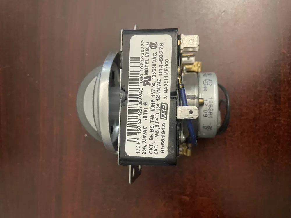 Whirlpool 8566184A 8566184 WP8566184 AP6013380 8566184R PS11746606 Dryer Timer