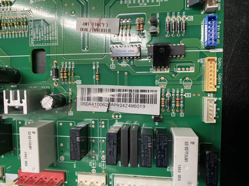 Samsung DA41-00620A PS4139978 DA41-00620 A Refrigerator Control Board