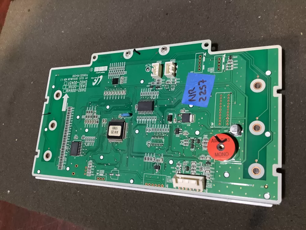 Samsung DA92 00649A Refrigerator Control Board Dispenser AZ124220 | NR2257