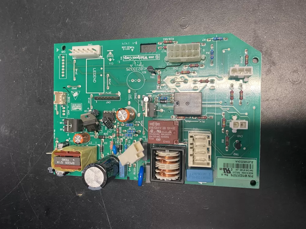Whirlpool  KitchenAid  Kenmore  Jenn-Air AP6019378 W10205552 W10268635 W10317076 WPW10317076 PS11752684 Refrigerator Control Board