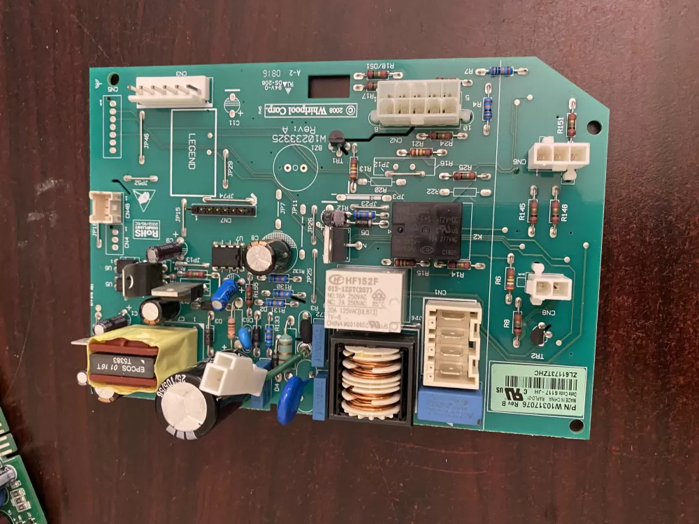 Whirlpool  KitchenAid  Kenmore  Jenn-Air AP6019378 W10205552 W10268635 W10317076 WPW10317076 PS11752684 Refrigerator Control Board
