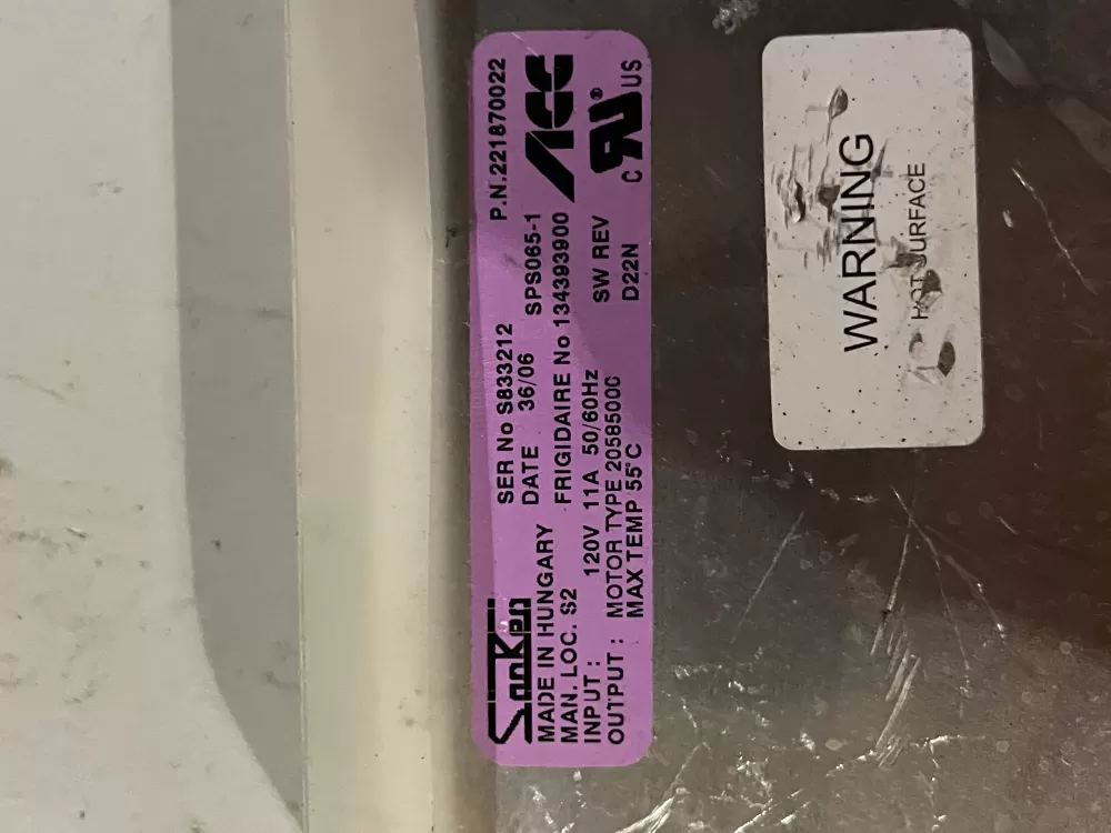 Frigidaire 134149220 Laundry Center Motor Control Board AZ33814 | WmV371