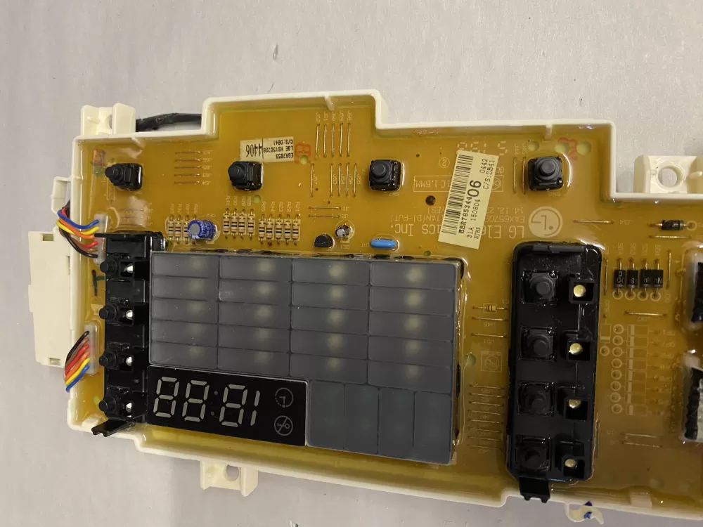 LG EBR78534406 Washer Control Board AZ207874 | BKV922
