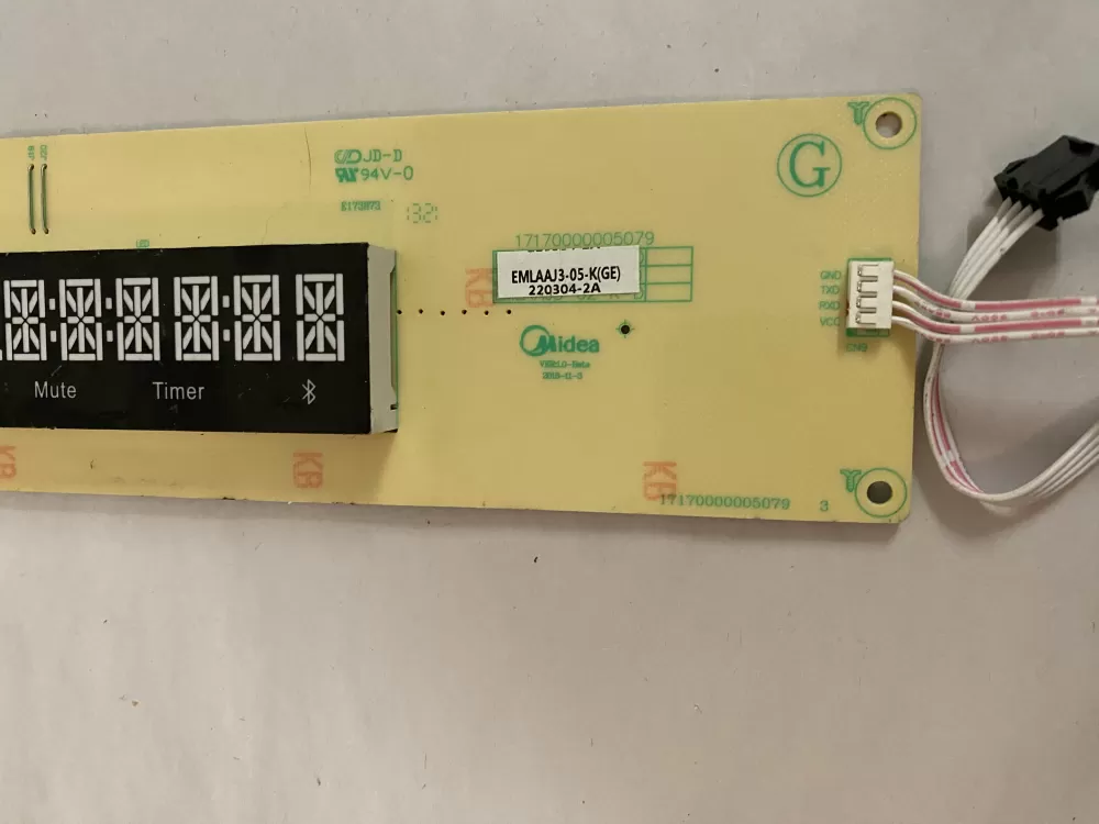 GE EMLAAJ3-05-K Microwave Display Control Board AZ199512 | BK2787