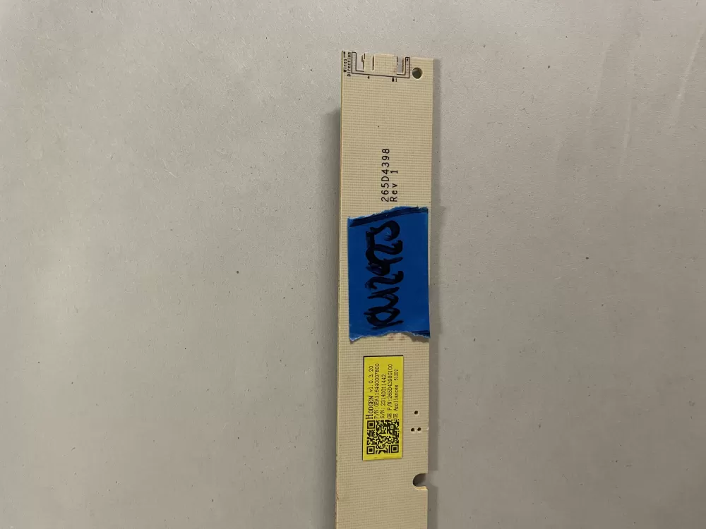 GE Dishwasher Control Board 265D4398G100 AZ144544 | KM2423