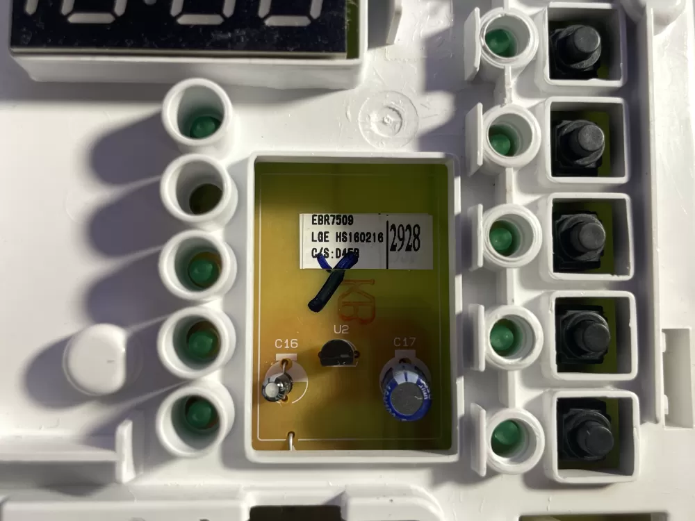 Kenmore EBR75092928 Washer Control Board Main Display Assembly AZ196873 | Wmv887