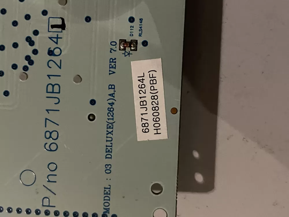 LG 6871JB1264L Refrigerator Control Board AZ34769 | Wm214