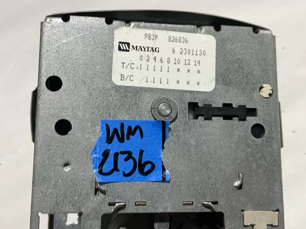 Maytag 6 2301130 Washer Timer AZ139316 | Wm2136