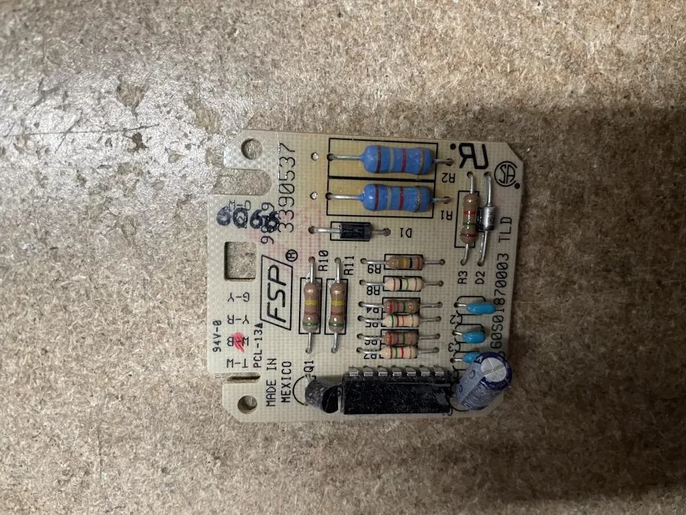 Whirlpool  KitchenAid  Kenmore  Maytag WPW10476828  AP6022061  8558178   3020655  3390537R  8558178R  PS11755390  60S01870003 Dryer Moisture Sensor Control Board