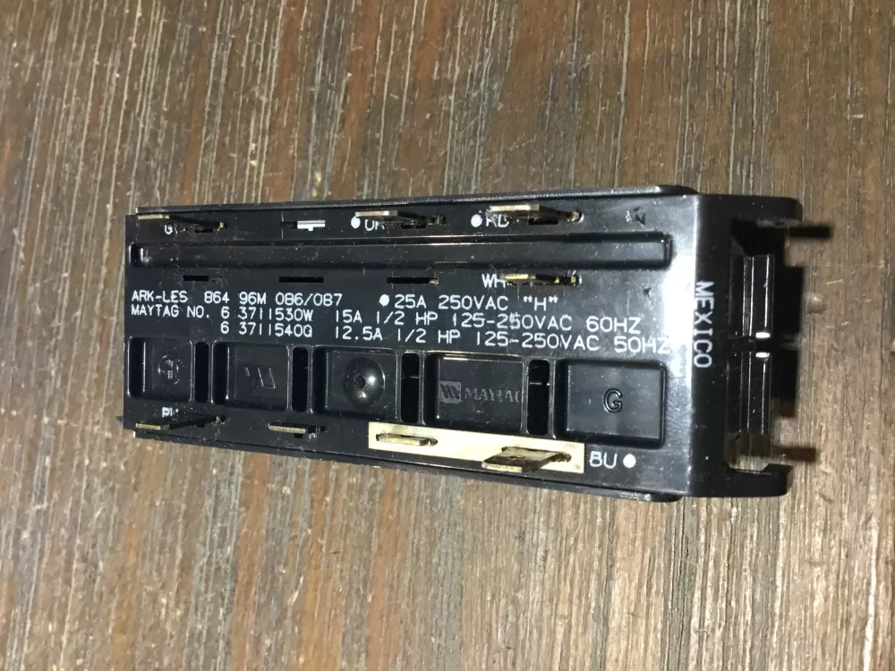 Maytag 63711530W 4 Dryer Control Board Button Switch AZ53728 | NR1903